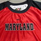 Vintage Womens Umd Jersey Large Red Reversible University Of Maryland Nike Terps