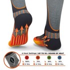 Mobile Warming Remote Control Operated Merino Wool Heated Socks