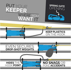 5-pack Stow   Rod Mounted Tackle   Hook Keeper For Fishing Rods   Keeps Drop Sho