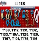 Set 118 Auto Body Frame Machine Heavy Duty 12 Piece Tool Chain Set