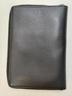 Kate Spade Wellesley 6 Ring Black Zip Around Black Leather Organizer Planner