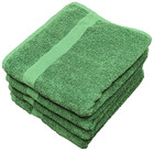 3 Pack Beach Pool Spa Towels Solid Hunter Green 100  Cotton 24  X 50 