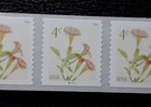 Us Scott  6045  2026 4c  Angel s Trumpets Flowers  Coil Strip Of 5 With Plate  