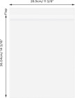   Pack Of 50 11 3 8  X 14 3 16  Acid-free Crystal Clear Sleeves