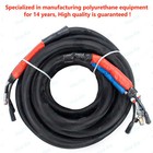 15m Polyurethane Pu Foam Hose Heating Hose Heater Pipe For Spray Foam Machine