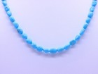 7mm Rare Genuine Sleeping Beauty Arizona Blue Nugget Turquoise Gemstone Necklace