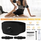 Ems Abdominal Abs Muscle Stimulater Training Toner Fitness Workout Belt Exercise
