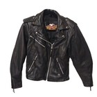 Harley Davidson Women s Leather Jacket Size Xs Black Motorcycle Biker Zip Up