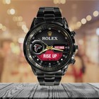 Atlanta Falcons X Rolex Black Stainless Steel Watch - Maitm13201 Gift Box Includ