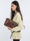 Marge Sherwood Grandma Shoulder Bag Leather Belted Handbag Womens New