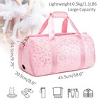 Dance Bag For Girls Soft Fluffy Ballet Bag Sports Gym Bag Travel Duffel Bag F   