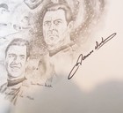 Star Trek Scotty Art Print Autographed Signed By James Doohan Tos Moment In Time