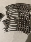 Lot Of 10 Vintage Model Railroad Train Track O-27 Gauge 3-rail Curved