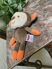Fisher Price Snugamonkey Brown Orange Plush Monkey   95778  Nwot Toy 7 5  Rashti