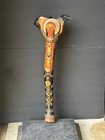 Penobscot-style Carved Birch Root Club     Decorative Chief Motif With Horns  25 