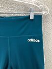 Adidas Womens Designed 2 Move Stripe High Rise Tights Sport Training Green Small