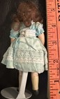 Antique Dollhouse Miniature  German Kestner All Bisque Doll W glass Eyes Swivel