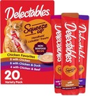 Lickable Cat Treat Variety Pack 20 Count Free Ship