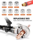 Hydraulic Copper Tube Fittings Press Crimping Tool Kit For 1 2  3 4  1  Pex Pipe