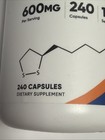 Nutricost Alpha Lipoic Acid - 600mg Per Serving 240 Capsules New Sealed Exp 8 28