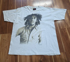 Vintage Y2k Bob Marley Zion Rootswear T Shirt Xl Double Sided Reggae Music Rasta