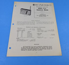 Vintage 1959 Rca Victor Model P-337 Transistor Radio Service Manual - Data