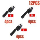 12 Pack Universal Quick Fix Zipper Repair Kit Detachable Slider Replacement