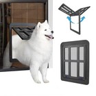 Dog Screen Door  Flap Opening 11 2 X 14 4 Inches  Dog Door For Screen Door Large