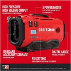 Craftsman V20 Tire Inflator Portable Air Compressor  Car Air Pump  3 Modes Tire