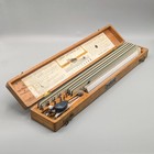 Vintage Keuffel   Esser K e Leroy Lettering Set Drafting Kit Wooden Case