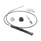 Ss14112 Back Mount Rack   Pinion 12ft Outboard Marine Boat Steering Cable New Us