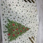 Vintage Christmas Tree Windsor Denmark Danish Napkins Crepe De Luxe Serviettes