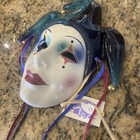 Vintage Clay Art San Francisco Ceramic Wall Mask Jester