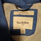 Goodfellow   Co Blue Hooded Windbreaker Jacket Water Resistant Men s Large