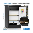 8 5 Cuft Heavy Duty Home Safes Fireproof Waterproof  Extra Large Fireproof Sa   