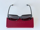 Gucci Gg0632sa Square Black Sunglasses For Women Grey Gradient Lenses 56mm