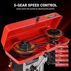 8  Benchtop Drill Press Tabletop Drilling Machine 5 Adjustable Speeds With Led