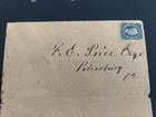 Confederate States 11 Used Stamps On Turned Cover Dc4755