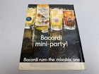  60s Alcohol Whiskey Gin Rum Vintage Magazine Print Ads - Lot Of 9