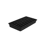 Sunpack 21x11 Heavy Duty 72-cell Circular Insert Tray  Black  2 5   pack Of 10 