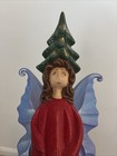 Clay Magic Anna Pine Ceramic Mold Hand Painted Angel Christmas Tree Figurine