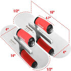 2pc Stainless Steel Trowel Set With16   X 4-1 2     14   X 4   Finishing Trowels