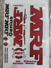 Mrf Genius Cricket Bat Sticker  Embossed   Au Stock 