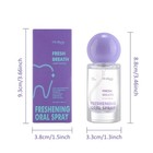 Mint Oral Spray Breath Freshener 20ml Portable Travel Mouth Freshener For Adults
