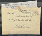 German Reich Set Of Cover With Letter Feldpost 1942 And Block With 1 Stamp
