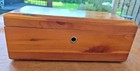 Vintage Miniature 9  Lane Cedar Chest Sample Of Hope Chest East Barre  Vermont