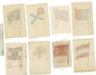 C1912 Lot Of 40 Diff National Flags   Tobacco Egyptienne  Sovereign S33 Vintage