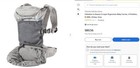 New Infantino In Season 5 Layer Ergonomic Baby Carrier  4-position  Gray