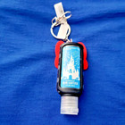 New Disney Parks  Minnie Mouse Bow Hand Sanitizer With Key Chain
