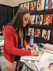 Sophia Burns Signed Model 8x10 Photo -proof- -certificate-   a0007 